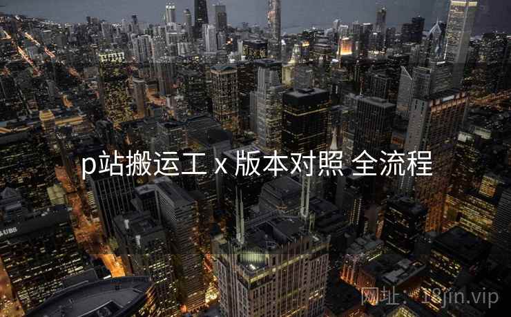 p站搬运工 x 版本对照 全流程